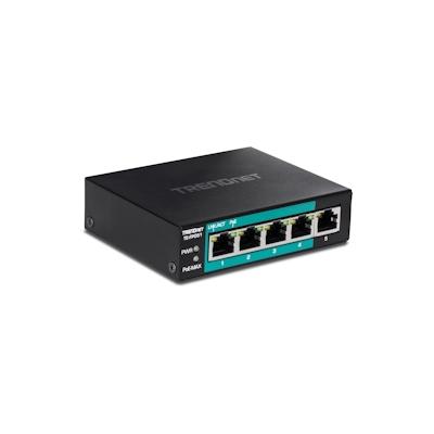 TRENDnet TE-FP051 5-Port PoE+ Switch Fast Ethernet Long Range