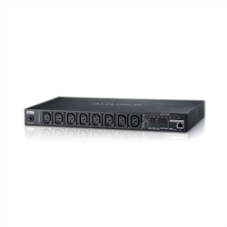 ATEN PE6108 IP-Fernschaltsteckdose, 8 Port, 1HE, 8x C13 , 10A, Energiemessung Image