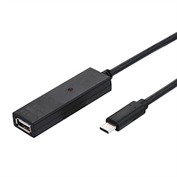 VALUE USB 2.0 Verlängerung, aktiv, mit Repeater, A-C, schwarz, 20 m Image