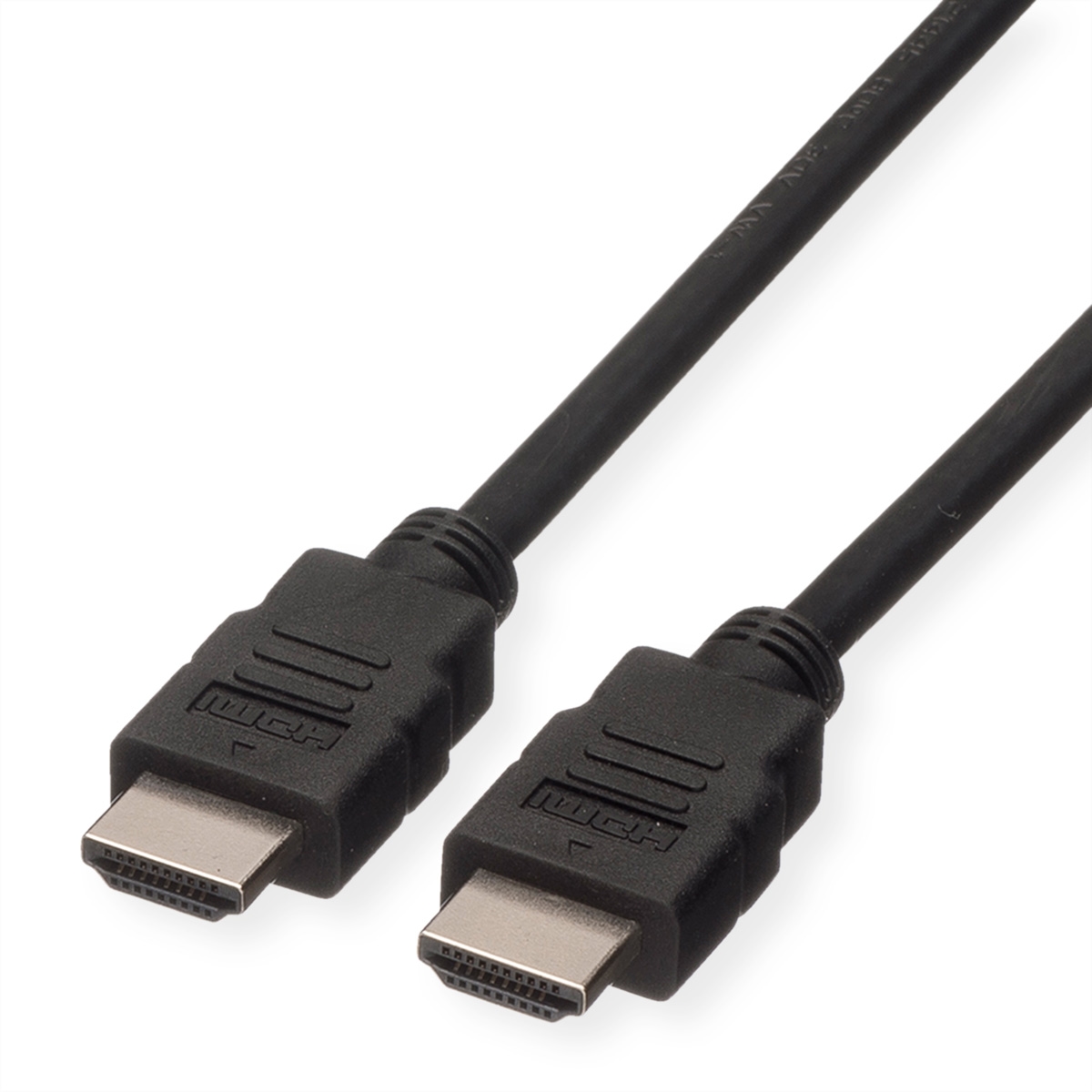 ROLINE HDMI High Speed Kabel mit Ethernet, LSOH, schwarz, 7,5 m Image