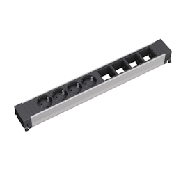 BACHMANN CONFERENCE TOP FRAME X-Large Einsatz 4x Schutzkontakt 4x ABD