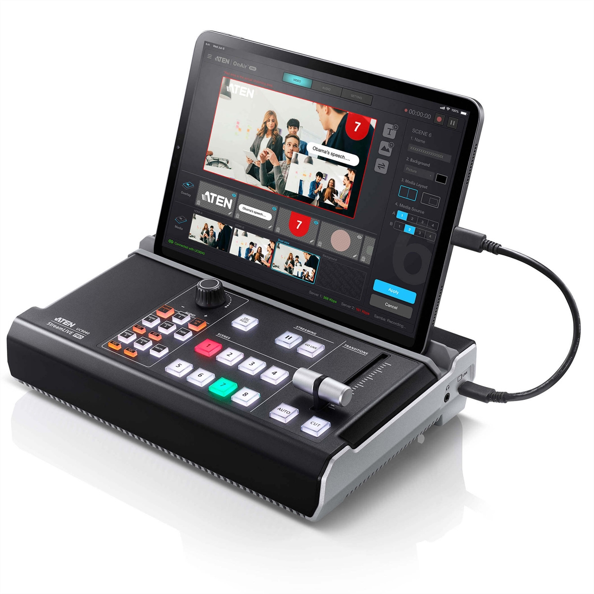 ATEN UC9040 StreamLIVE Pro All in One Mehrkanal AV Mixer Image