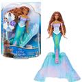 Disney Prinzessin Arielle Puppe, inspiriert vom Film The Little Mermaid, Verwandlung: Mensch-Meerjungfrau Spielzeug, beweglich, Disney Geschenke, Spielzeug ab 3 Jahre, HLX13