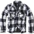 Brandit Lumber Jacket, black-white, Size 4XL