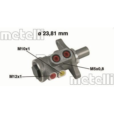 METELLI Hauptbremszylinder 23,81mm für MAZDA FORD 1146127 1430782 DDY2-43-40Z 05-0448