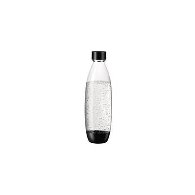 Spülmaschinengeeignete Kunststoffflasche fuse 1L 2er-Set schwarz Trinkwassersprudler - Sodastream
