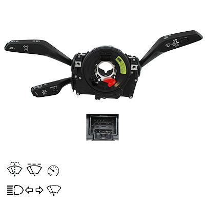 MEAT & DORIA Lenkstockschalter 231159 mit Airbag-Wickelfeder für SKODA VW SEAT AUDI VAG 4N0907129LK 4M0907129MH Image