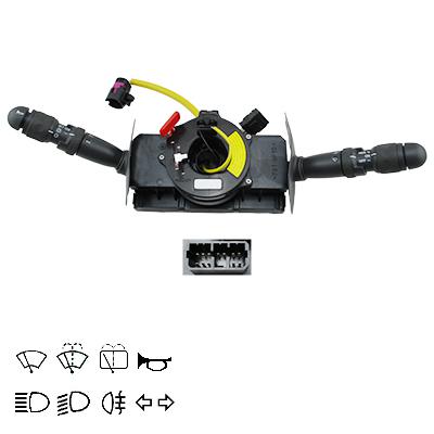 MEAT & DORIA Lenkstockschalter mit Airbag-Wickelfeder für IVECO 69503477 231279 Image