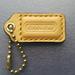 Coach Accessories | Coach Small Hangtag | Color: Tan/Yellow | Size: Os