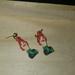 Disney Jewelry | Disney's The Little Mermaid Earrings | Color: Green/Red | Size: 1 Inch