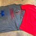 Under Armour Shirts & Tops | 3 Under Armour T-Shirt Youth Xl Grey, Red | Color: Blue/Gray | Size: Xlb