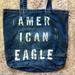 American Eagle Outfitters Bags | American Eagle Denim Tote Bag Shoulder Purse | Color: Blue | Size: Os