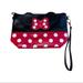 Disney Bags | Minnie Mouse Wristlet // Disney Ears Wallet/Purse | Color: Black/Red | Size: Os