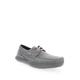 Wide Width Men's Propét® Viasol Lace Men's Boat Shoes by Propet in Grey (Size 9 1/2 W)