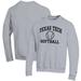 Men's Champion Gray Texas Tech Red Raiders Softball Icon Crewneck Pullover Sweatshirt