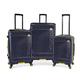 NAUTICA Roadie Hardside Gepäck-Set, 3-teilig, Navy/Gelb, Roadie Hardside Gepäck-Set, 3-teilig