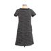 Ann Taylor LOFT Casual Dress - A-Line: Blue Print Dresses - Women's Size 0 Petite