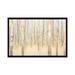 Charlton Home® 'Birches in Winter I' Painting Print on Wrapped Canvas Metal in Brown/Green/White | 40 H x 60 W x 1.5 D in | Wayfair