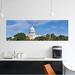 East Urban Home 'Street View of Capitol Building, Washington D.C, USA II' Photographic Print on Canvas in Blue | 16 H x 48 W x 1.5 D in | Wayfair