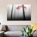 East Urban Home 'Illusion' Graphic Art Print on Canvas Canvas, Cotton in Black/Gray/Green | 8 H x 12 W x 0.75 D in | Wayfair