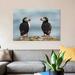East Urban Home 'I Love You - I Love You Too' Photographic Print on Canvas Metal in Blue/Green | 26 H x 40 W x 1.5 D in | Wayfair