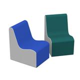 Factory Direct Partners SoftScape Novelty 2 Piece Soft Seating in Green/Blue/Brown | 23.5 H x 16 W x 21 D in | Wayfair 10466-CT