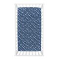 Trend Lab Fitted Sheet, Cotton in Blue | 10 H x 28 W in | Wayfair 103806