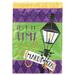 East Urban Home It's Party Time Yall Lamp 2-Sided Polyester 42 x 29 in. House Flag in Green/Indigo | 42 H x 29 W in | Wayfair