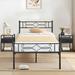 Lark Manor™ Alsa Bedroom Set Metal in Black | 35 H x 39 W x 75 D in | Wayfair 919534ECD9394F619614E66FCDAFBC59