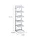 Rebrilliant 6 Pair Shoe Rack Metal in White | 32.28 H x 9.44 W x 10.62 D in | Wayfair F6110C1219004BDAA05DFCA90A99DA3B