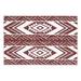 Red 0.25" x 36" L X 24" W Kitchen Mat - Foundry Select Berlauda Kitchen Mat 36.0 x 24.0 x 0.25 in/white, Cotton | 0.25" H X 36" L X 24" W | Wayfair