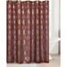 East Urban Home Geometric Single Shower Curtain + Hooks Polyester in Red | 72 H x 72 W in | Wayfair E752372488E54758A5A8DFA9ED37F93F