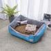 Tucker Murphy Pet™ Four Seasons Kennel Dog Bed Pet Mat Cotton in Blue | 6 H x 18 W x 12 D in | Wayfair A82875A9D37240FCA1281C57F03A43AC