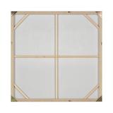 Latitude Run® White Colorfield Abstract Framed Wall Art Canvas | 49.25 H x 49.25 W x 1.5 D in | Wayfair BABBEAD58C564746B2BAA00759A942B3