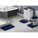 Wade Logan® Mccluney Traditional Nylon 4 Piece Bath Rug Set w/ Non-Slip Backing Nylon in Blue | 34 H x 21 W in | Wayfair