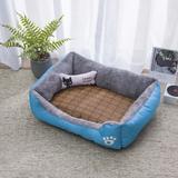 Tucker Murphy Pet™ Four Seasons Generic Dog Kennel Pet Mat Dog Supplies Kennel Cotton in Blue | 6 H x 31.5 W x 23.5 D in | Wayfair