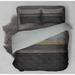 Latitude Run® Tuuzul Gray 3 Piece Comforter Set Polyester/Polyfill/Flannel in Gray/White | Twin Comforter + 1 Standard Pillowcase | Wayfair
