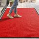 Latitude Run® Non-Slip Outdoor Door Mat Synthetics in Red | 47.24 H x 31.49 W x 0.39 D in | Wayfair 4AE3B42EAEF0489ABEC6389318333C9F