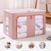 Rebrilliant Fabric Box Fabric in Pink | 7.87 H x 15.74 W x 11.81 D in | Wayfair 78A58BD4C985401A87C448BB23CACE49
