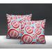 Bay Isle Home™ Pomme Pomegranate Indoor/Outdoor Square Pillow Polyester/Polyfill blend in Red | 17 H x 17 W x 4.5 D in | Wayfair