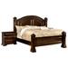 Charlton Home® Starnes Wood 2-Piece Bed w/ Nightstand Wood in Brown | 65.25 H x 83 W x 96.75 D in | Wayfair 984FFFA5FF3444959363293450D09B31