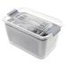 Prep & Savour Blaikley 3 Container Food Storage Set Plastic | 9.51 H x 11.22 W x 7.28 D in | Wayfair 5488D1958DDB4225AF36C63ABB0C43C3