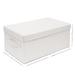 Latitude Run® Fabric Box Set Fabric in White | 8.26 H x 18.5 W x 11.02 D in | Wayfair 4F4843DCE7F24BAE824559A767967363