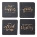 Ebern Designs Cloud Wine Slate Coaster Set Of 4 Stoneware, Glass in Yellow | 0.5 H x 4 D in | Wayfair D54CAF9A1B144D59A447C24999B7C6AC