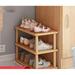 Ebern Designs 6 Pair Shoe Rack Solid Wood in Brown | 13.77 H x 18.11 W x 11.02 D in | Wayfair 269F1E2F88DE42438E58B58AFECB69BC