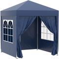 Outsunny - Tonnelle de jardin tente pliante barnum pop-up 2 x 2 m 4 parois latérales amovibles 2