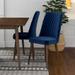 Ada Modern Solid Wood Walnut 5 Piece Dining Room Furniture Set