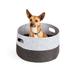 Essentials Felt Dog Basket, 20" L X 20" W X 10" H, Small, Multi-Color