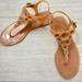 Coach Shoes | Coach Tea Rose Multi Jelly Flat Sandals In Peach Size 7 | Color: Orange/Pink | Size: 7