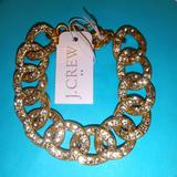 J. Crew Jewelry | J. Crew Chunky Gold Tone Bracelet | Color: Gold | Size: Os